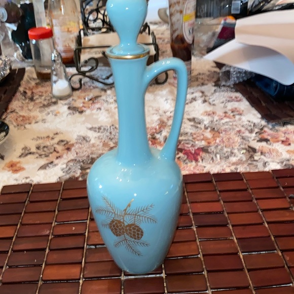 Lactopine Other - Vintage Porcelain Vase Gold Wheat Motif Made in USA